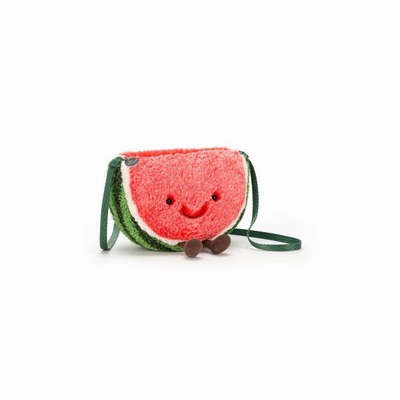 Jellycat Watermelon Bag New Zealand | QJGCZ2806